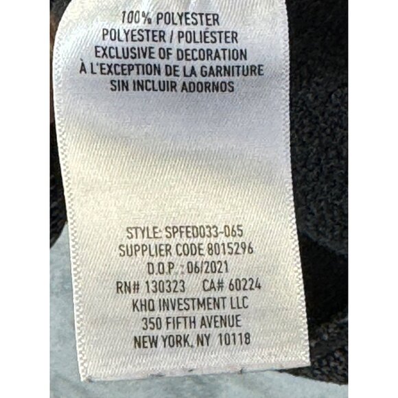 Spyder Sweater Men's Medium Hooded Half-Zip Sweater Black & Gray Polyester - Picture 4 of 16